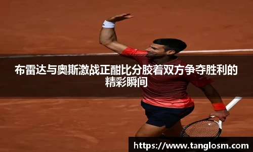 布雷达与奥斯激战正酣比分胶着双方争夺胜利的精彩瞬间